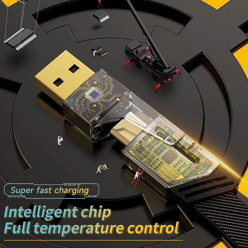 PDAteknoloji 65W 4in1 Type-C-USB to Type-C-Lightning Hızlı Şarj Kablosu YK-K315