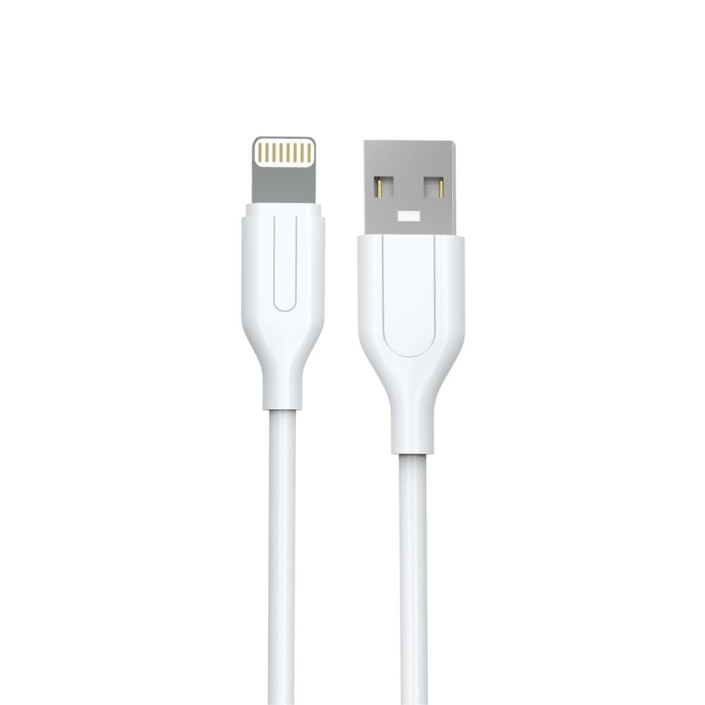 PDAteknoloji Yetty 2.4A Lightning Kablo 1m Beyaz YKB-02B (Yerli Üretim)
