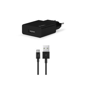 Ttec Smartcharger Seyahat Şarj Aleti 2.1A + Type-C Kablo Siyah - 2SCS20CS