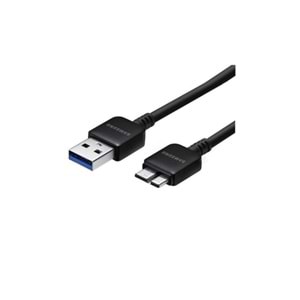 OUTLET Samsung N9000 Galaxy Note 3 Orjinal USB 3.0 Data ve Şarj Kablosu Siyah ET-DQ11Y1BEGWW(Outlet)
