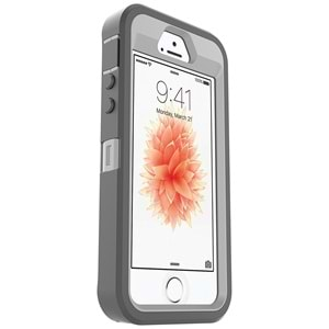 OtterBox Iphone SE/5/5S Defender Kılıf Gri-Beyaz