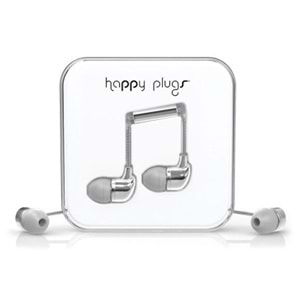 Happy Plugs Kulak içi Kulaklık Parlak Gümüş 7736