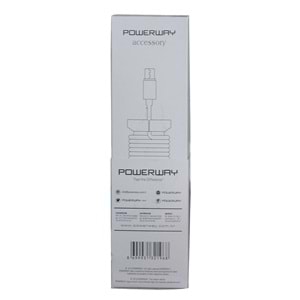 Powerway Micro USB Hızlı Şarj Kablosu Örgülü 1.1M - CX09 Beyaz