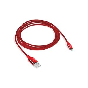 Ttec AlumiCable Lightning Kablo Kırmızı 1.2M - 2DK16K