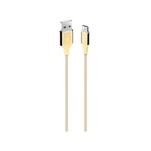 Ttec AlumiCable Micro USB Kablo Gold 1.20 cm - 2DK11A