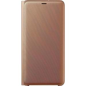 Samsung Galaxy A7 2018 Wallet Cover Orjinal Kılıf - Altın EF-WA7500PFEGWW