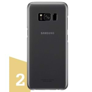 OUTLET Samsung Galaxy S8 Orjinal Clear Cover Siyah - EF-QG950CBEGWW (BU ÜRÜN OUTLETTİR)