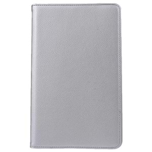 Samsung T280 T285 Tab A 7 inç 360 Derece Dönebilen Kılıf - Gri