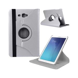 Samsung T280 T285 Tab A 7 inç 360 Derece Dönebilen Kılıf - Gri
