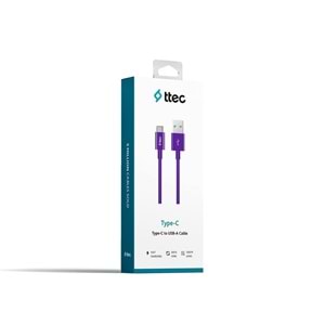 Ttec Type-C Kablo Mor 1.20cm - 2DK12MR