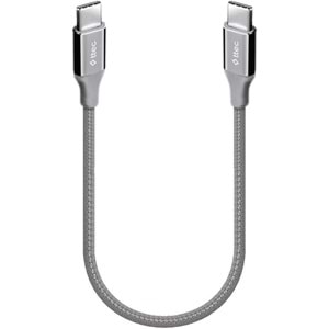 Ttec AlumiCable USB-C - USB-C 30cm 65W PD/QC Hızlı Şarj/Data Kablosu Uzay Grisi 2DK50UG