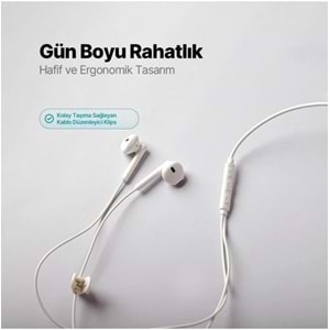 Ttec Rio 2 USB-C Stereo Mikrofonlu Kulakiçi Kulaklık Beyaz 2KMM14B