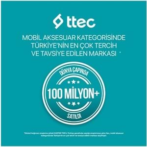 Ttec Rio 2 USB-C Stereo Mikrofonlu Kulakiçi Kulaklık Beyaz 2KMM14B
