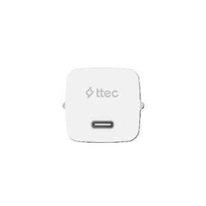 Ttec Smart Charger Pro PD 20W Şarj Aleti (Type-C Şarj Adaptörü + Type-C to Lightning Kablo) Beyaz-2SCP01LB