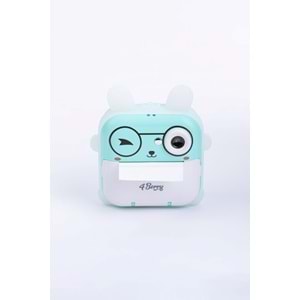 4Berry Anında Baskı Digital Çocuk Fotoğraf Makinesi Mavi