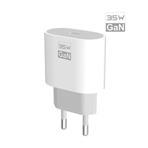 PDAteknoloji 35 watt Type-C PD Hızlı Şarj Başlık Adaptör GaN Teknolojisi (Yerli Üretim) A2335