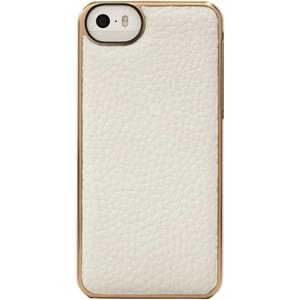 Adopted iPhone SE/5S/5 Deri Wrap Kılıf Beyaz - APH11149