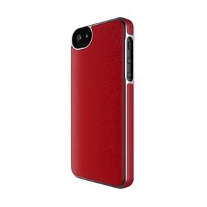Adopted iPhone SE/5S/5 Deri Wrap Kılıf Kırmızı APH11156
