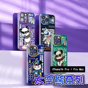 PDAteknoloji Azeada AZ-01 iPhone 14/13 ile Uyumlu Kılıf Mor