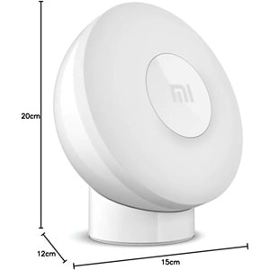 Xiaomi Mi Motion-Activated Night Light 2 gece lambası isteğe bağlı iOS/Android App bağlantısı (2800K, 2,5-25lm, Bluetooth, Hareket ve Parlaklık Sensör, 180 gün pil ömrü ) BHR5278GL