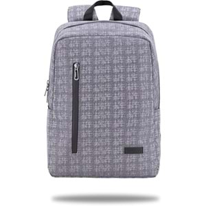 Classone Pro 15.6 inch uyumlu Su Geçirmez Kumaş Notebook Sırt Çantası-Gri BP-WTX406G