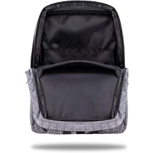 Classone Pro 15.6 inch uyumlu Su Geçirmez Kumaş Notebook Sırt Çantası-Gri BP-WTX406G