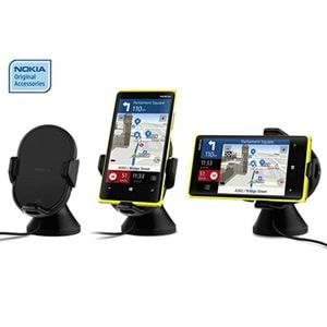 Nokia CR-200 WLC Kablosuz Şarj Destekli Araç Tutucu - Siyah