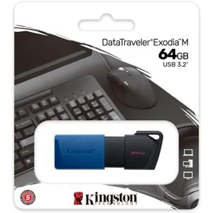 Kingston DataTraveler Exodia M 64GB USB Flash Bellek DTXM/64GB USB 3.2