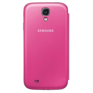 Samsung i9500 Galaxy S4 Orjinal S View Cover Kılıf - Pembe EF-CI950BPEGWW