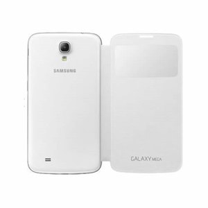 Samsung i9200 Galaxy Mega Orjinal S View Cover Kılıf - Beyaz EF-CI920BWEGWW