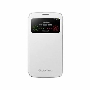Samsung i9200 Galaxy Mega Orjinal S View Cover Kılıf - Beyaz EF-CI920BWEGWW
