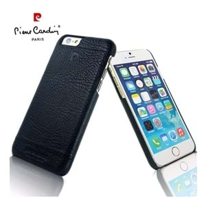 Pierre Cardin Apple iPhone 6S Plus / 6 Plus Deri Kılıf - Siyah PCL-P03-IP6P