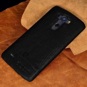 OUTLET Pierre Cardin LG G3 Arka Deri Kılıf -Siyah PCL-P03-LGG3 (BU ÜRÜN OUTLETTİR)