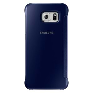 Samsung Galaxy S6 Orjinal Clear View Cover - Siyah EF-ZG920BBEGWW (Outlet)