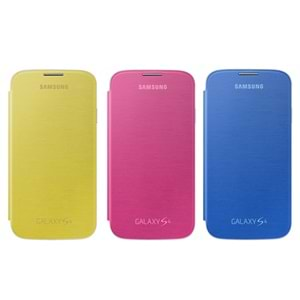 Samsung i9500 Galaxy S4 Flip Cover Orjinal Kılıf 3'lü Paket