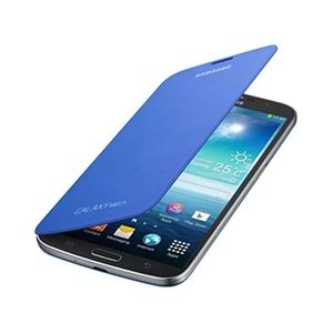 Samsung i9200 Galaxy Mega Flip Cover Orjinal Kılıf - Mavi EF-FI920BCEGWW