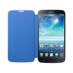 Samsung i9200 Galaxy Mega Flip Cover Orjinal Kılıf - Mavi EF-FI920BCEGWW