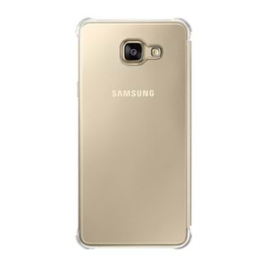 Samsung A710F Galaxy A7 (2016) Orjinal Clear View Cover Altın EF-ZA710CFEGWW