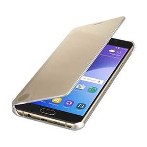 Samsung A710F Galaxy A7 (2016) Orjinal Clear View Cover Altın EF-ZA710CFEGWW