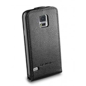 Cellular Line Samsung Galaxy S5 Flap Essential Deri Kılıf Siyah - FLAPESSENGALS5BK