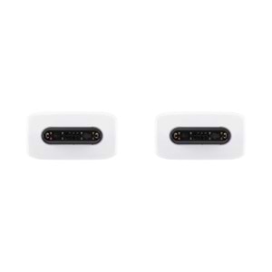 Samsung 5A 45W Type-C to Type-C Data ve Şarj Kablo 1m Beyaz EP-DN975BWEGWW (Samsung Türkiye Garantili)