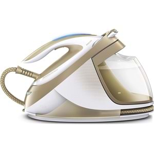 PHILIPS GC9642/60 Buhar Kazanlı Ütü, 1.8 L Su Haznesi Kapasitesi, Silent Steam Teknolojisi, 2400W, Altın