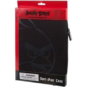 Angry Birds Yumuşak iPad Kılıfı (Siyah) GPH07072