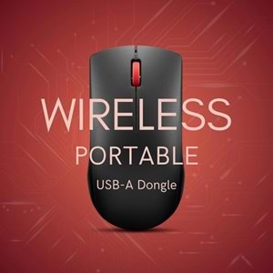 Lenovo 150 Wireless Kablosuz Mouse - Siyah GY51L52638