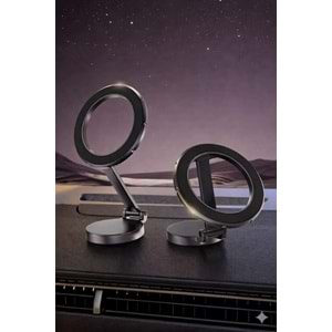 PDAteknoloji Katlanabilir 360° Dönebilen Ayarlanabilir Yükseklikli Güçlü Mag Pro Manyetik Telefon Tutucu