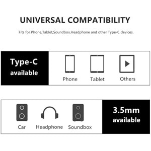 PDAteknoloji Type-C to 3.5mm Aux Kablo JO-TY06