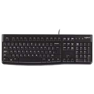 Logitech K120 USB Kablolu Türkçe Q Klavye - Siyah (BU ÜRÜN OUTLETTİR)
