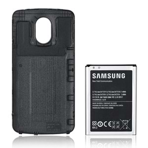 OUTLET Samsung Galaxy Nexus Arka Kapak Orjinal Batarya Pil Kapağı Siyah EB-K1F2KBUGSTD OUTLET