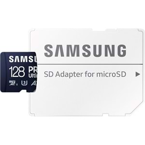 Samsung Adaptörlü 128 GB PRO Ultimate microSD MBMY128SA