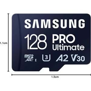 Samsung Adaptörlü 128 GB PRO Ultimate microSD MBMY128SA